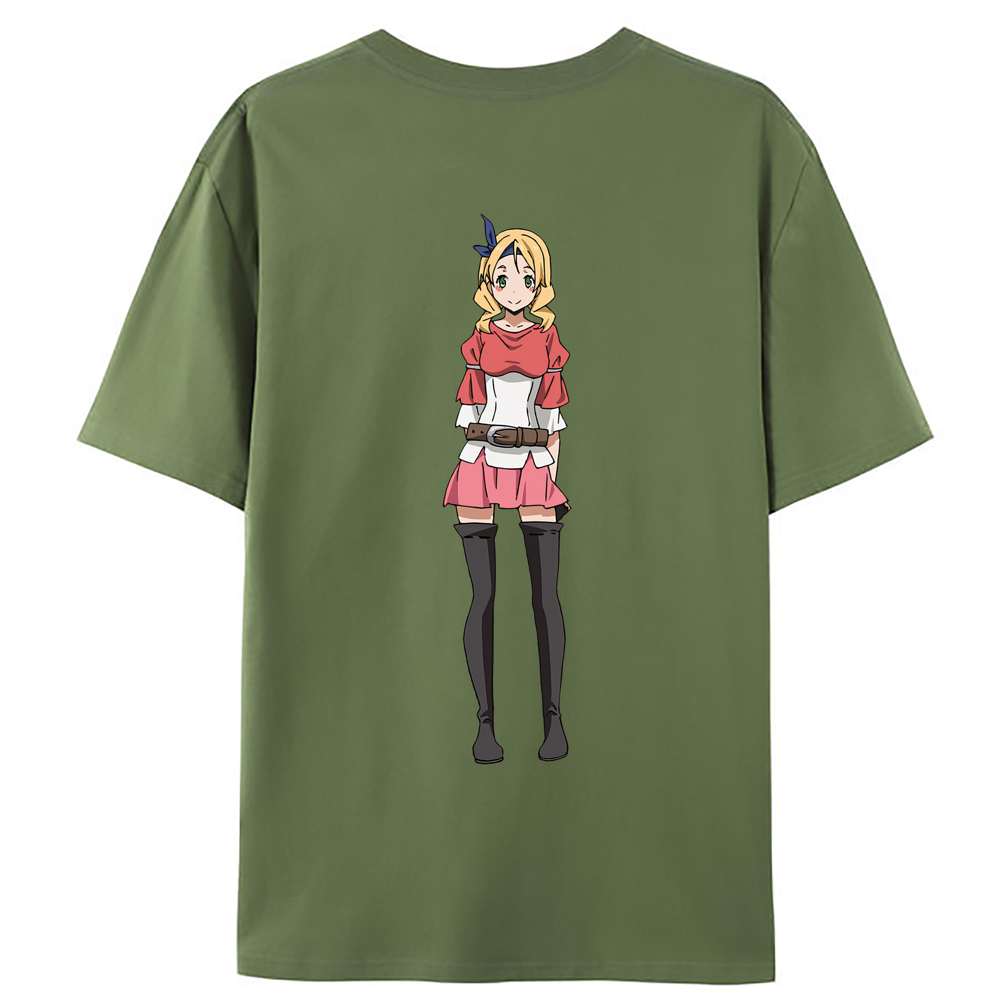 （画像用） 転スラ Regarding Reincarnated to Slime 綿100％ メンズ半袖Tシャツ（バックプリント） 通気性